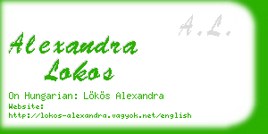alexandra lokos business card